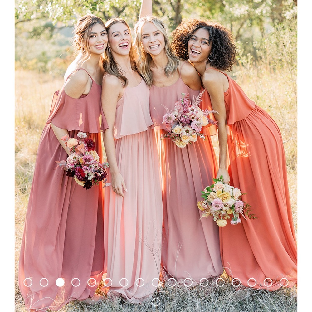 Revelry Layla Convertible Chiffon Bridesmaid Dress